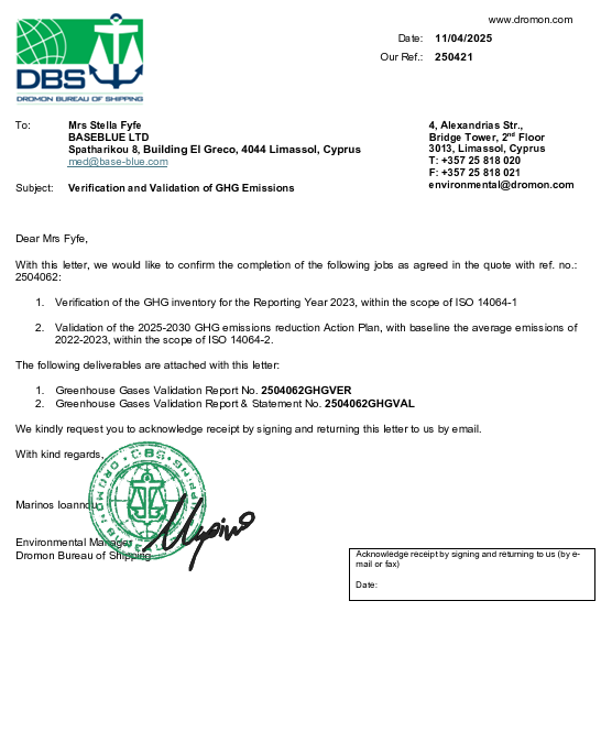 Verification and Validation of GHG Emissions